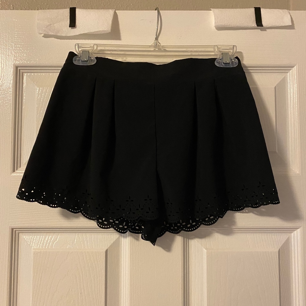 Flowy Black Shorts (size small)